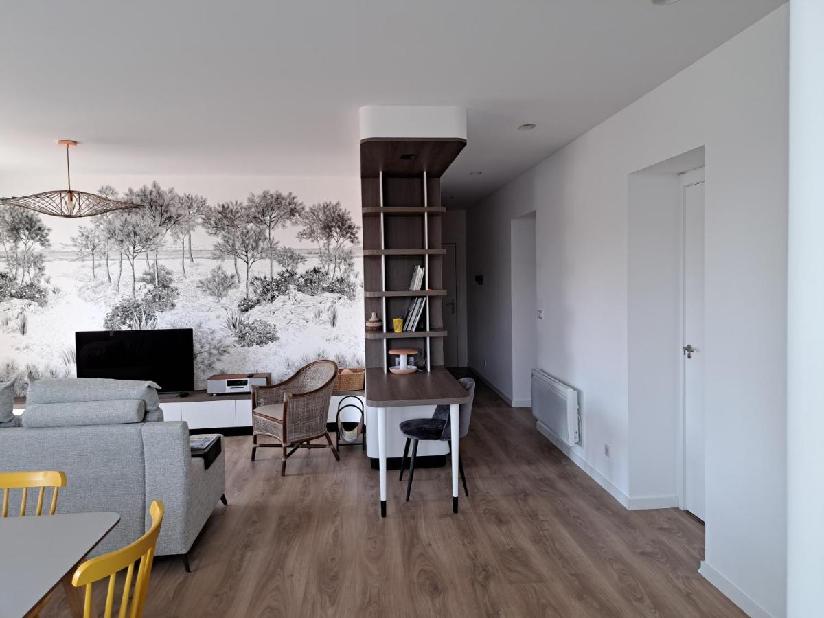 Superbe Appartement T3 Au Centre Plage .Parking Hendaye Kültér fotó