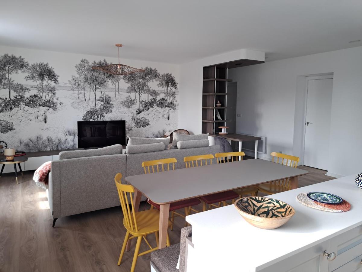 Superbe Appartement T3 Au Centre Plage .Parking Hendaye Kültér fotó